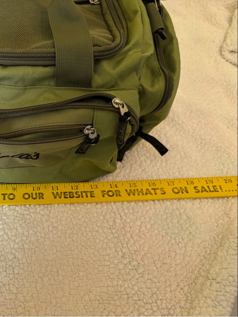 Cabela's Olive Green Messenger Bag